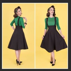 Adorable Pin Up Bettie Page Circle Jumper Skirt